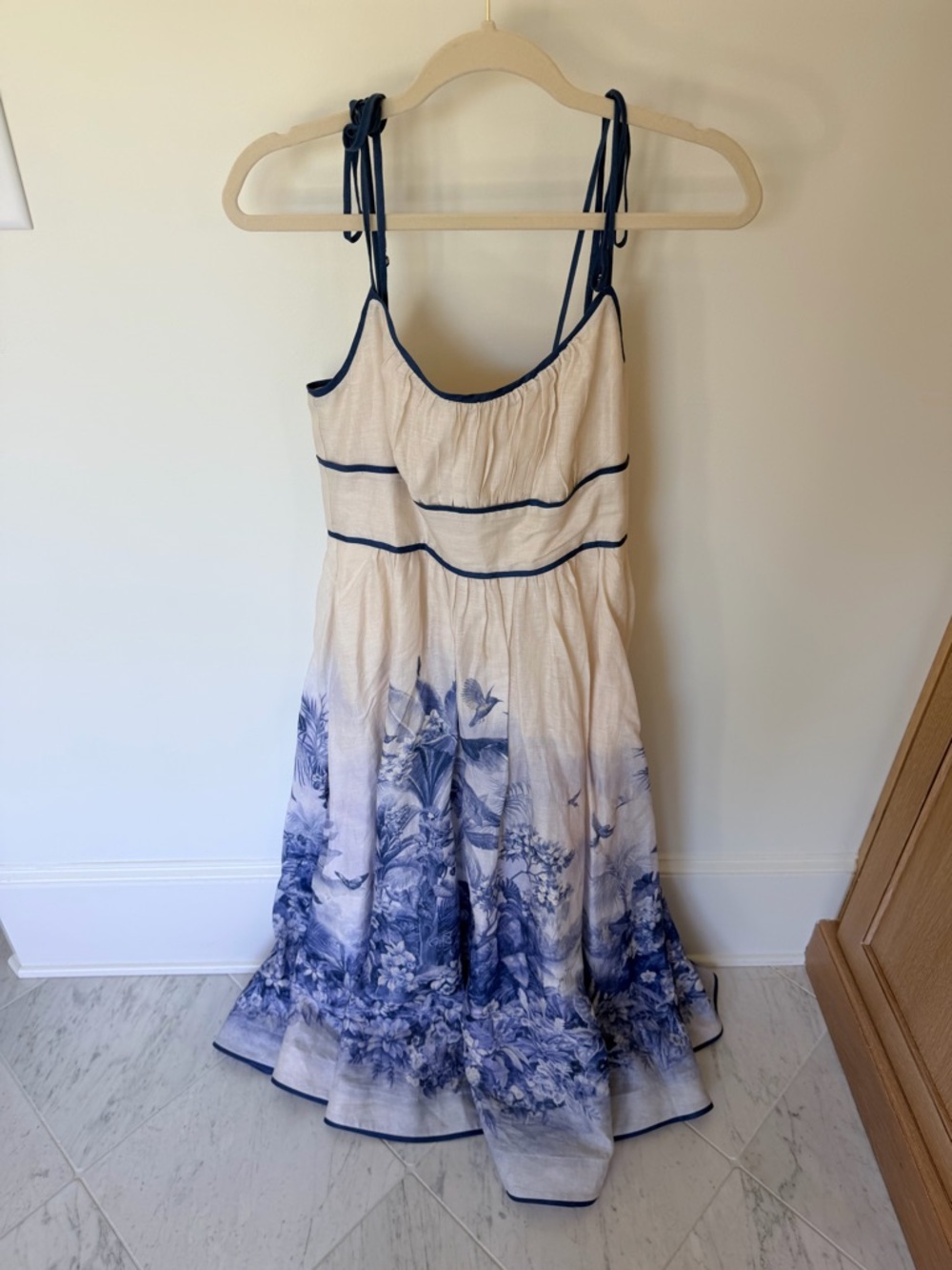 Zimmermann Wylie Picnic Midi Dress size 2 - Picture 2 of 8